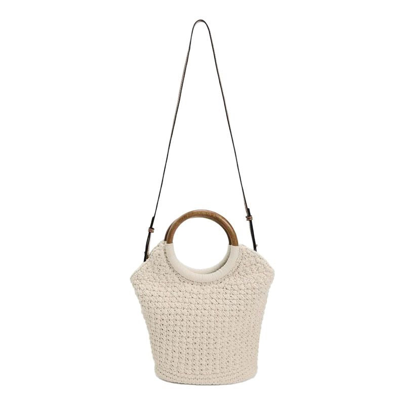 Handmade tote bag with round handle Skanto