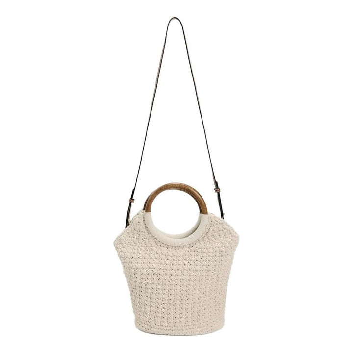 Handmade tote bag with round handle Skanto