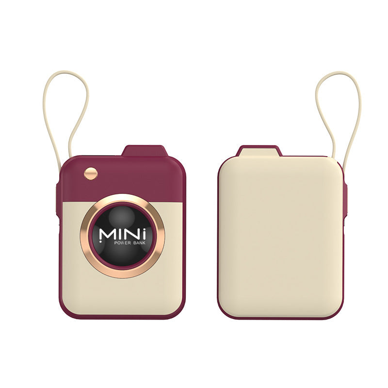 Mini-Powerbank med bærerem og Høy Kapasitet Skanto