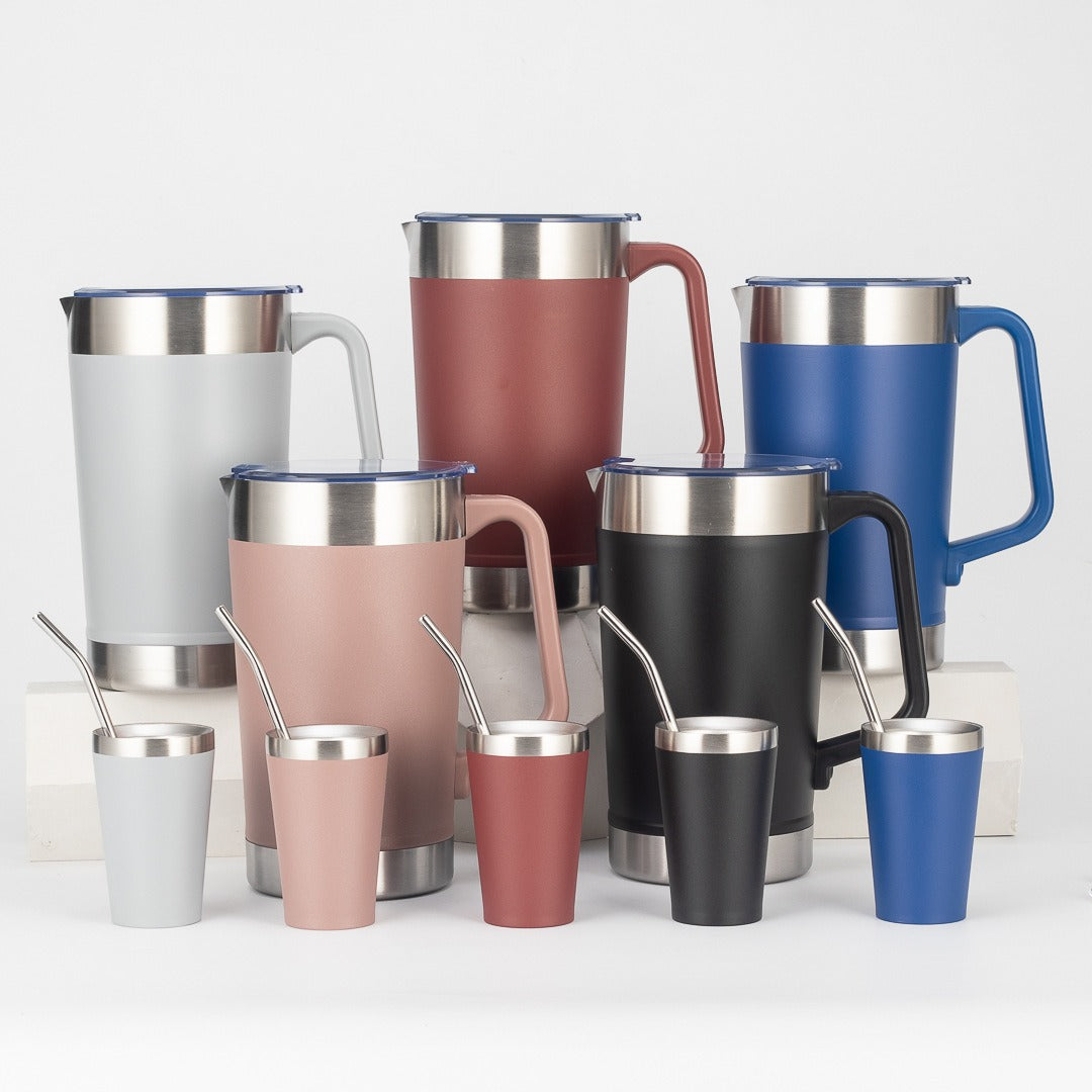 Kvinnes isolerte karaffel med høykvalitets rustfritt stål og innovativ dobleveggteknologi Skanto