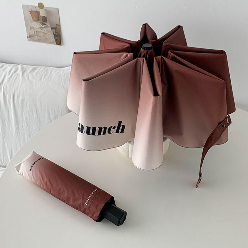 Dame Automatisk Paraply med elegant fargeovergang Skanto