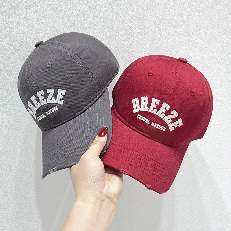 Herre Casual Slitt Bomulls Caps Skanto