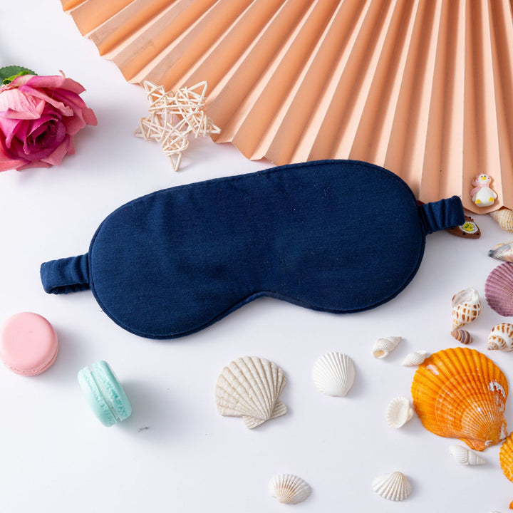 Dame nan lett bomull søvnmaske med ergonomisk polstring og elastisk komfortbånd Skanto