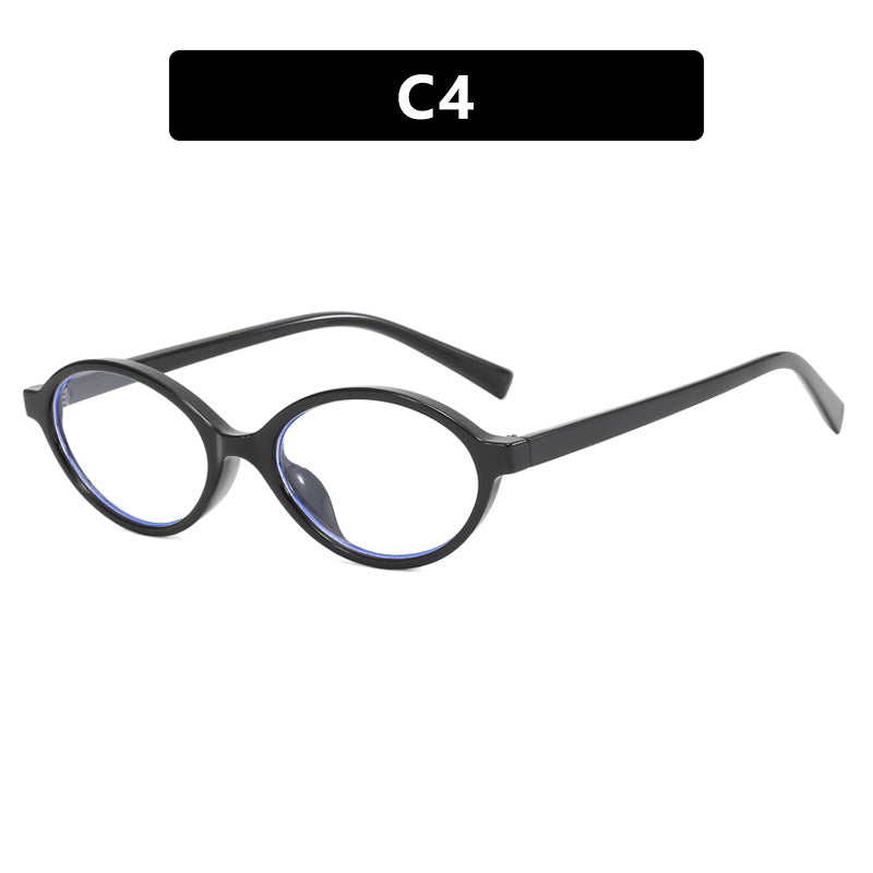 Dame moteriktig oval solbrille med buet ramme og UV-beskyttelse Skanto