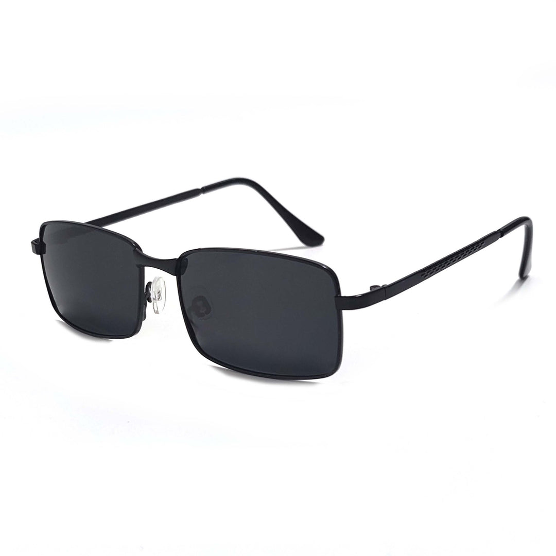 Herre moteriktig rektangulær solbrille Skanto