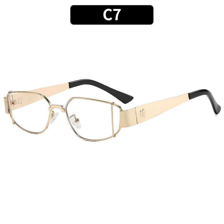 Dame designer solbrille i moderne, kantete stil Skanto