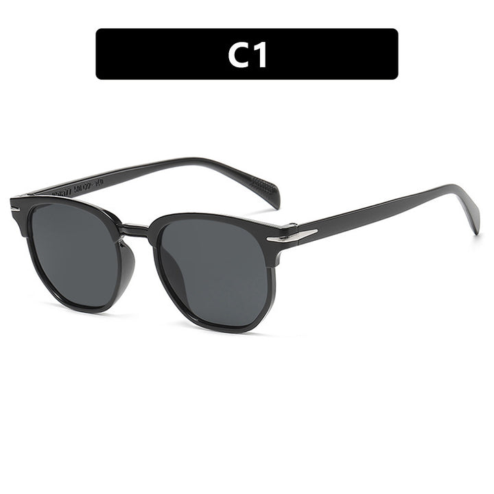 Dame geometrisk solbrille med luksuriøs ramme Skanto