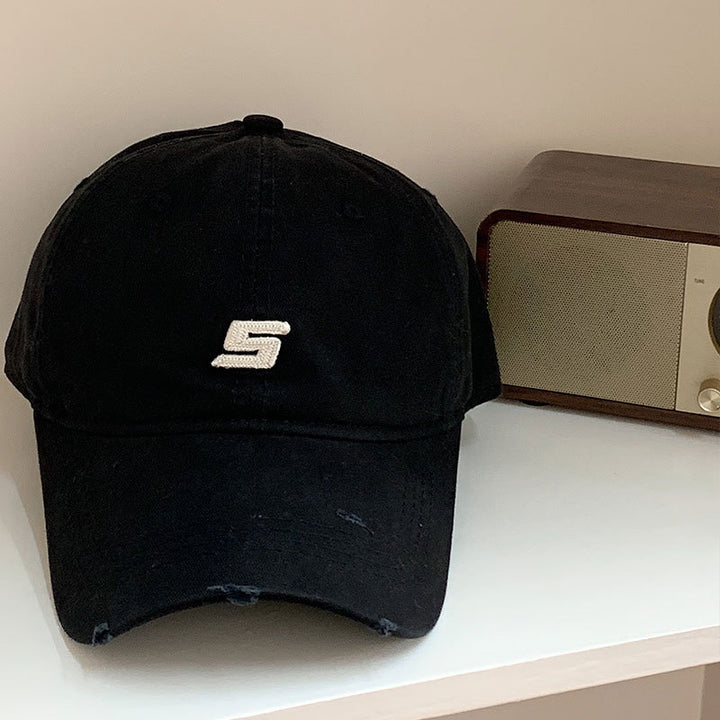 Herre Slitt Bomull Justerbar Baseball Cap Skanto