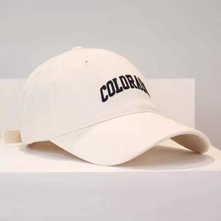 Herrer Bomull Justerbar Brodert Baseball Caps Skanto