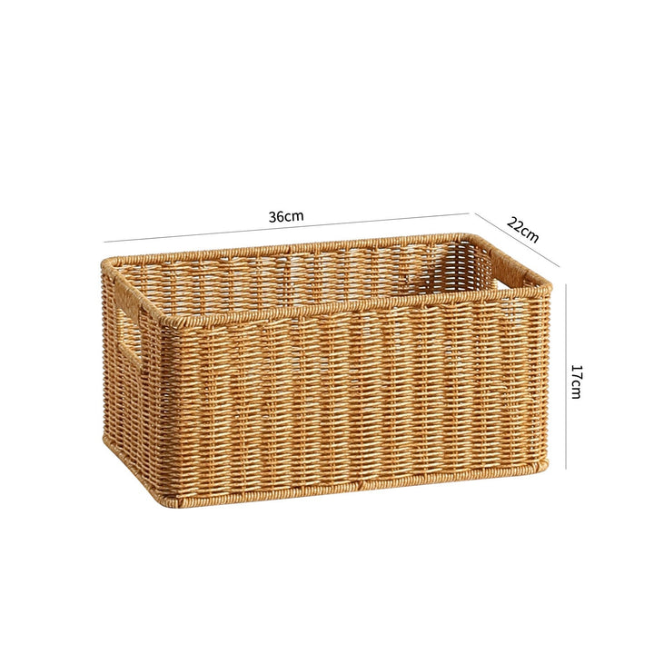 Dekorativ Vevd Oppbevaringskub Skanto