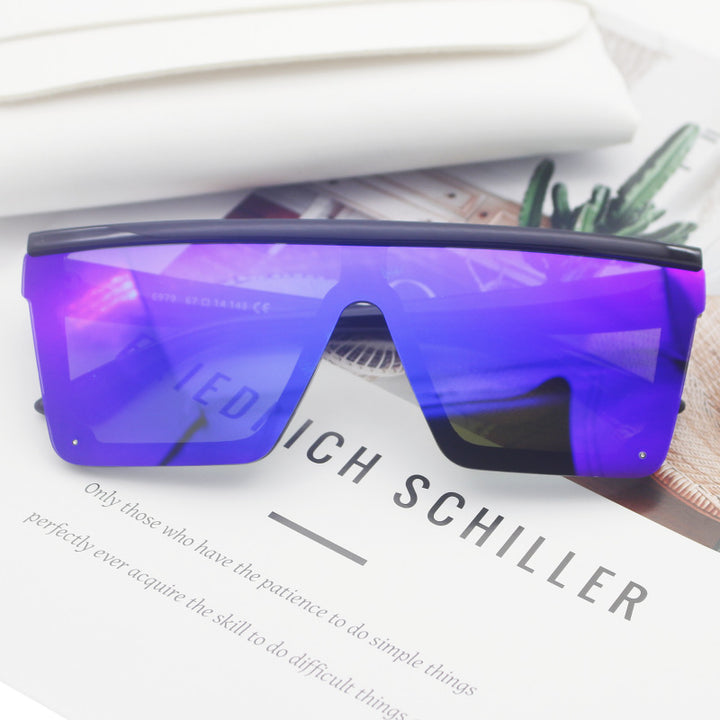 Dame Sporty solbriller i trendy Shield-design Skanto