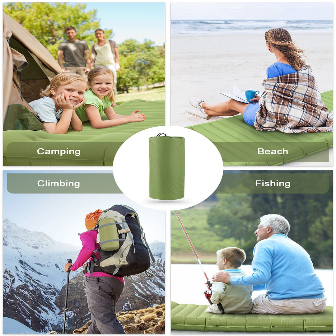 Kompakt og komfortabel camping-liggunderlag Skanto
