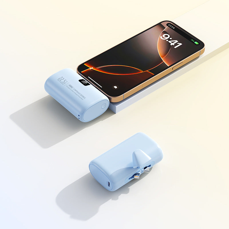 Bærbar Powerbank med Integrert Lader Skanto