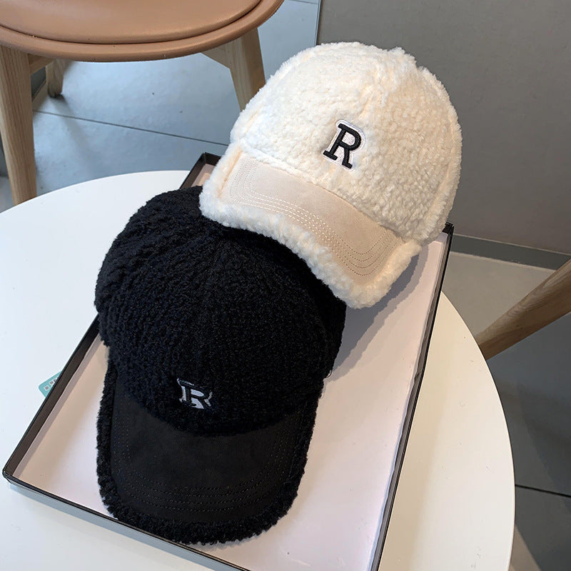 Kvinne Fuzzy Plush Baseball Cap Skanto