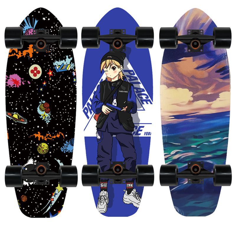 Kunstnerisk Løve Design Skateboard Skanto