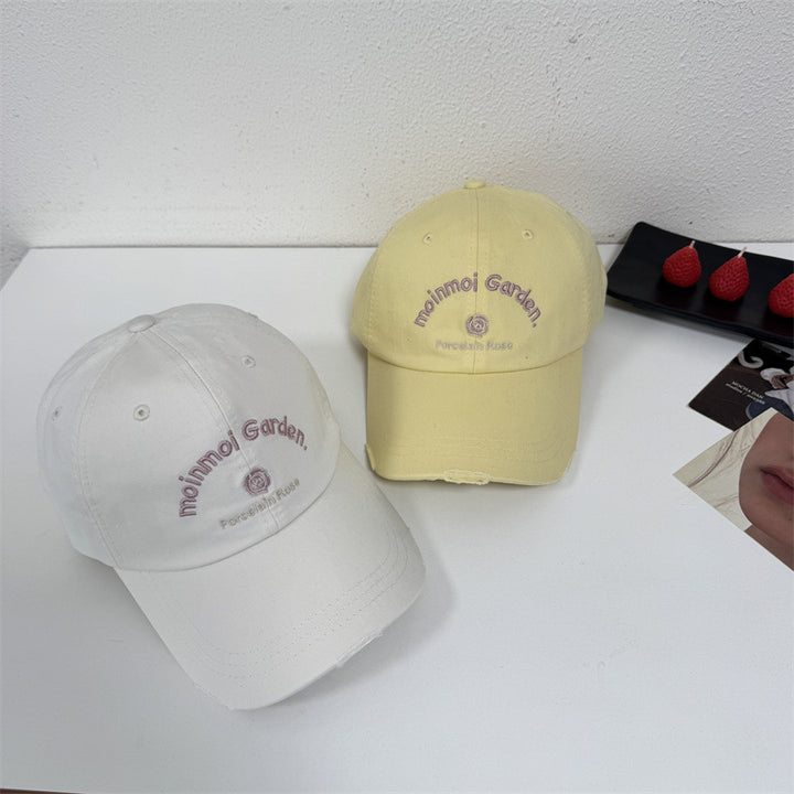 Kvinnenes broderte casual solbeskyttelseshatt Skanto