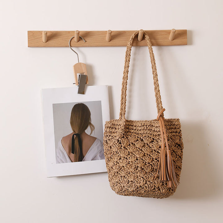 Hand-knotted macrame shoulder bag Skanto