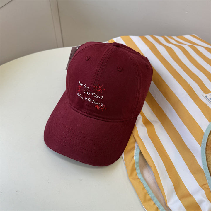 Kvinnens avslappede broderte pappa caps Skanto