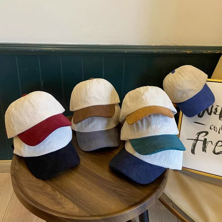 Kvinnenes kordfløyels baseball cap Skanto