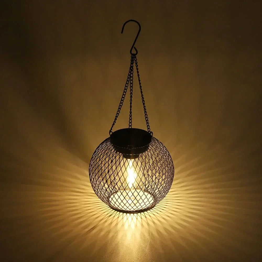 Skanto | Sunny Garden Solar Lantern – Vanntett LED Utendørs Lys med Auto Sensor