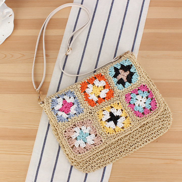 Shoulder bag in happy patchwork style Skanto