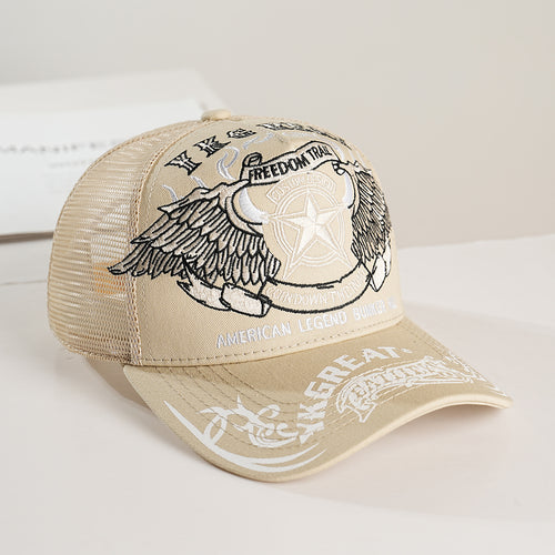 Unisex Trucker Caps med grafisk design og pustende nett Skanto