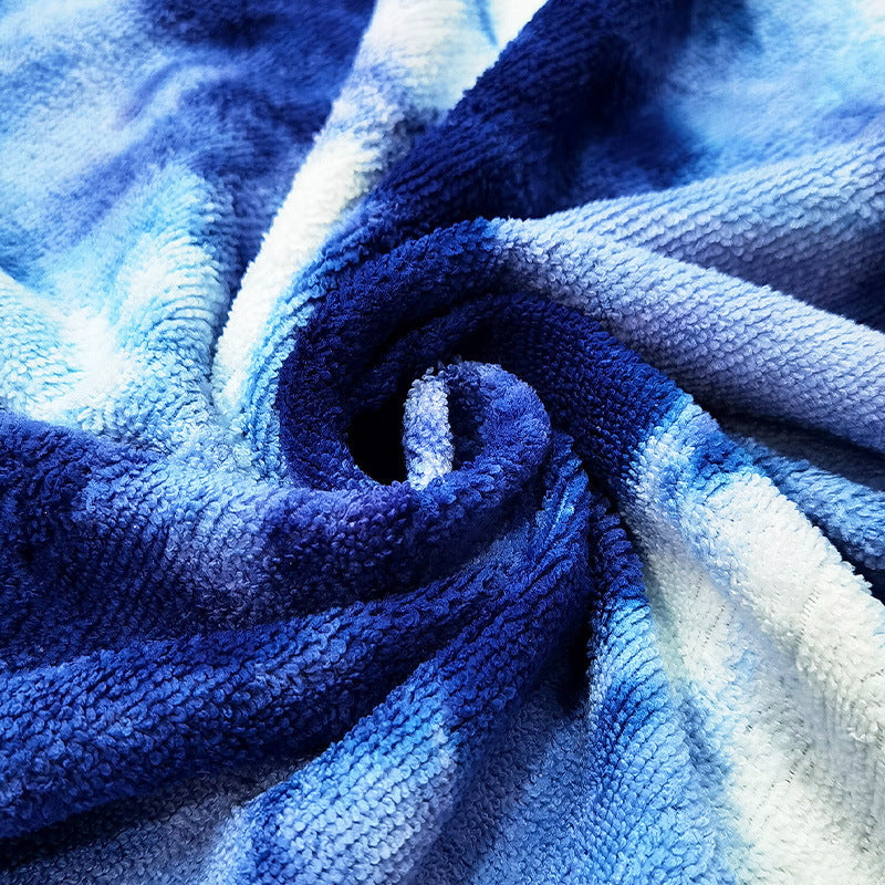 Liggestolpute med kunstnerisk TIE-DYE-design Skanto