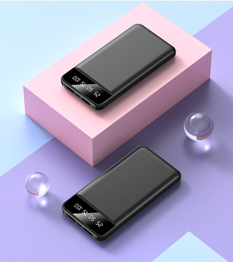 Bærbar powerbank med digital smart skjerm og rask ladingshastighet Skanto