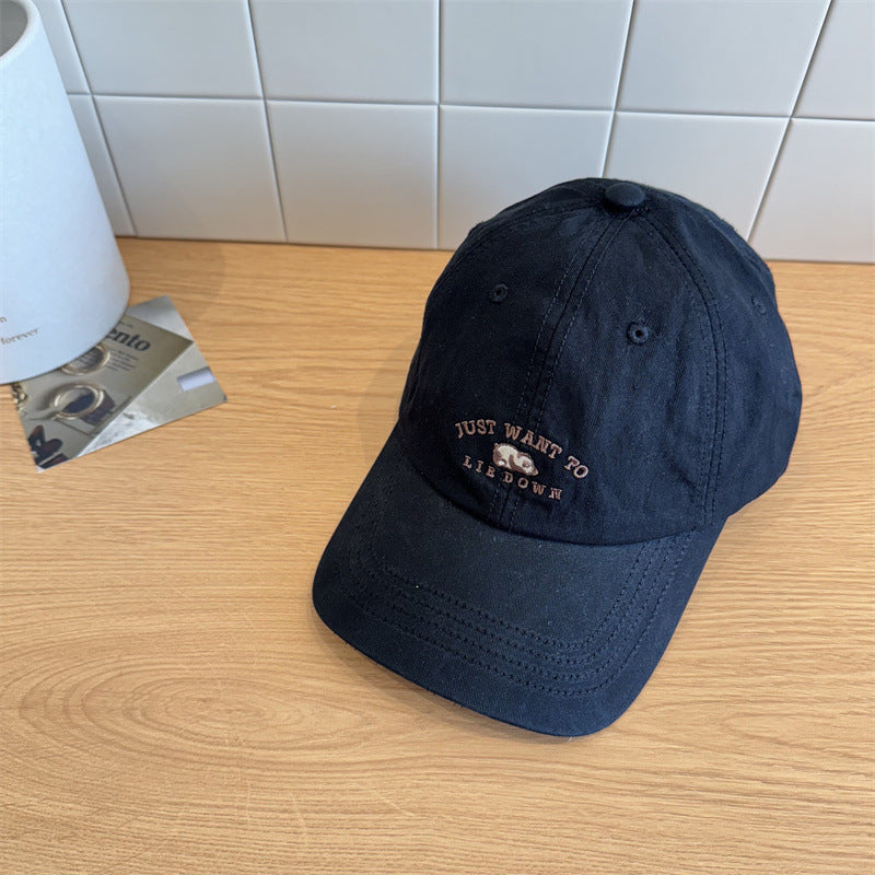 Kvinnenes Casual Brodert Justerbar Baseball Caps Skanto