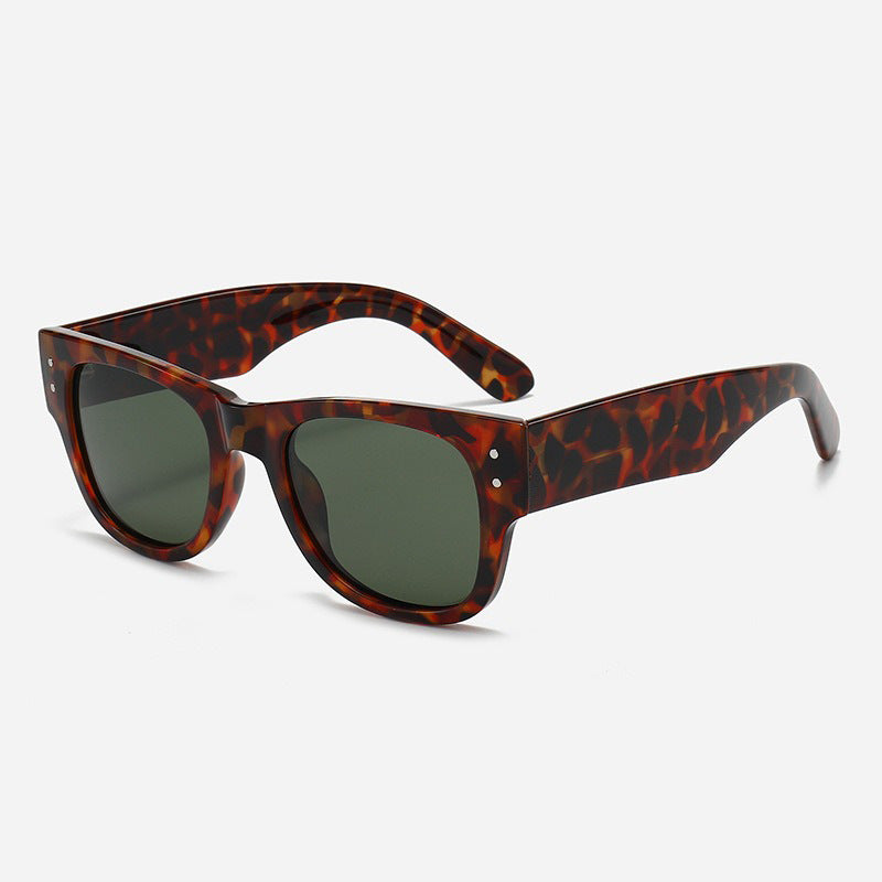 Herre Retro-Inspirert Bred Ramme Solbriller Skanto