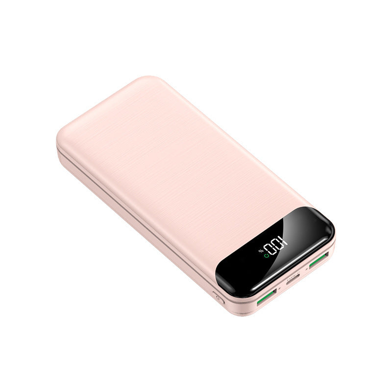 Bærbar powerbank med intelligent LED-display og hurtigopladning Skanto