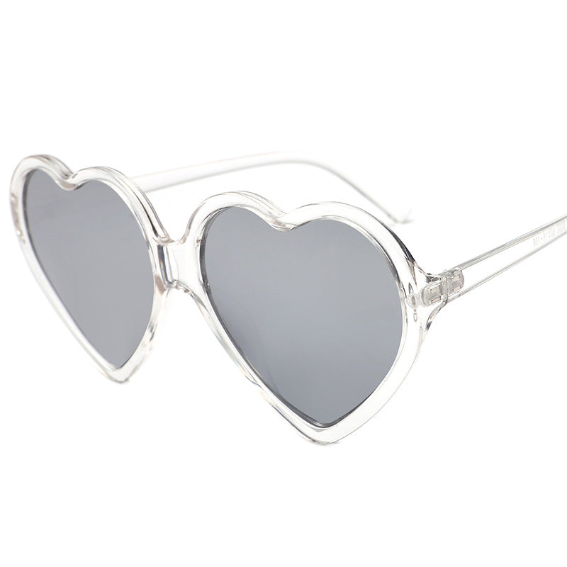 Dame hjerteformet solbrille med stilige rammer Skanto