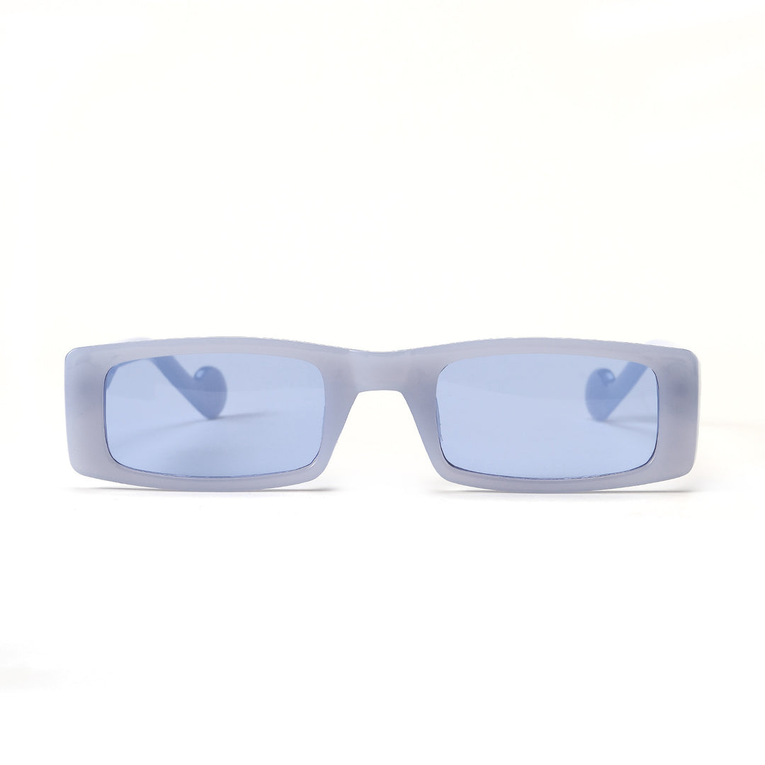 Damer moteriktig rektangulær solbrille i innovativ design Skanto