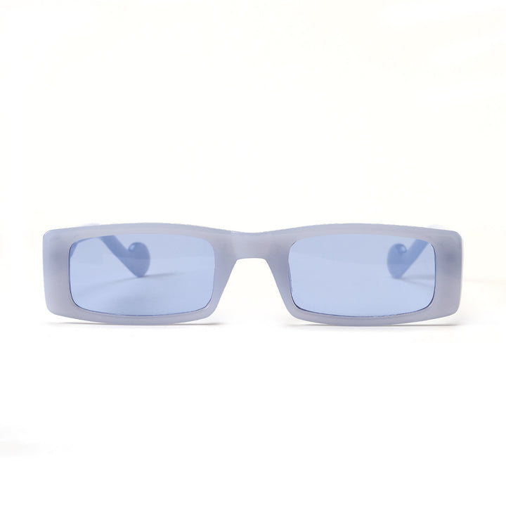 Damer moteriktig rektangulær solbrille i innovativ design Skanto