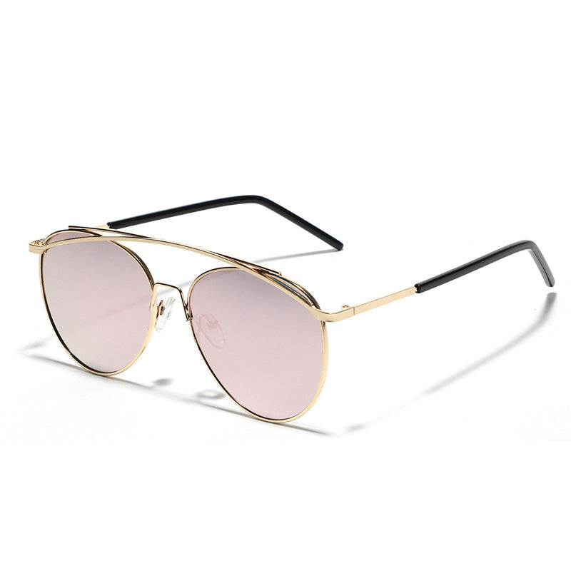 Dame Aviator Solbriller med elegant metallramme Skanto