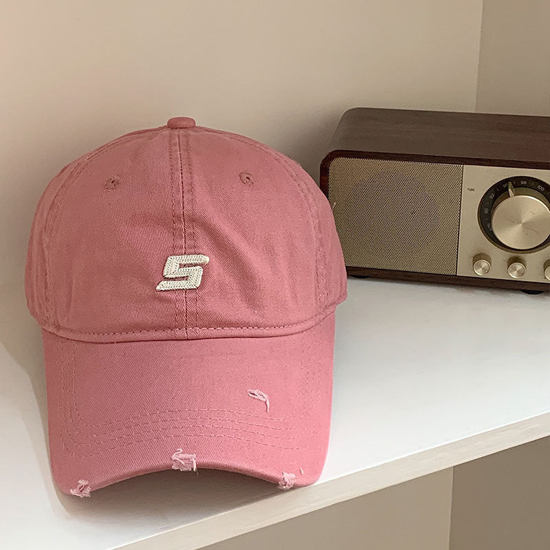Herre Slitt Bomull Justerbar Baseball Cap Skanto