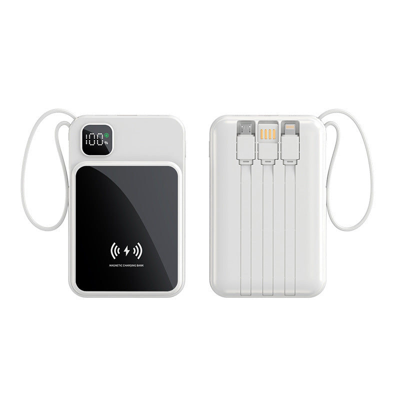 Magnetisk powerbank med hurtigladingfunksjon Skanto