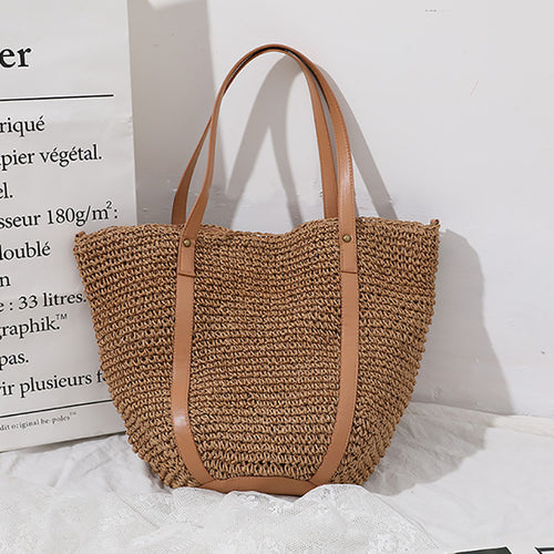 Large Woven Tote Bag with Adjustable Straps Skanto