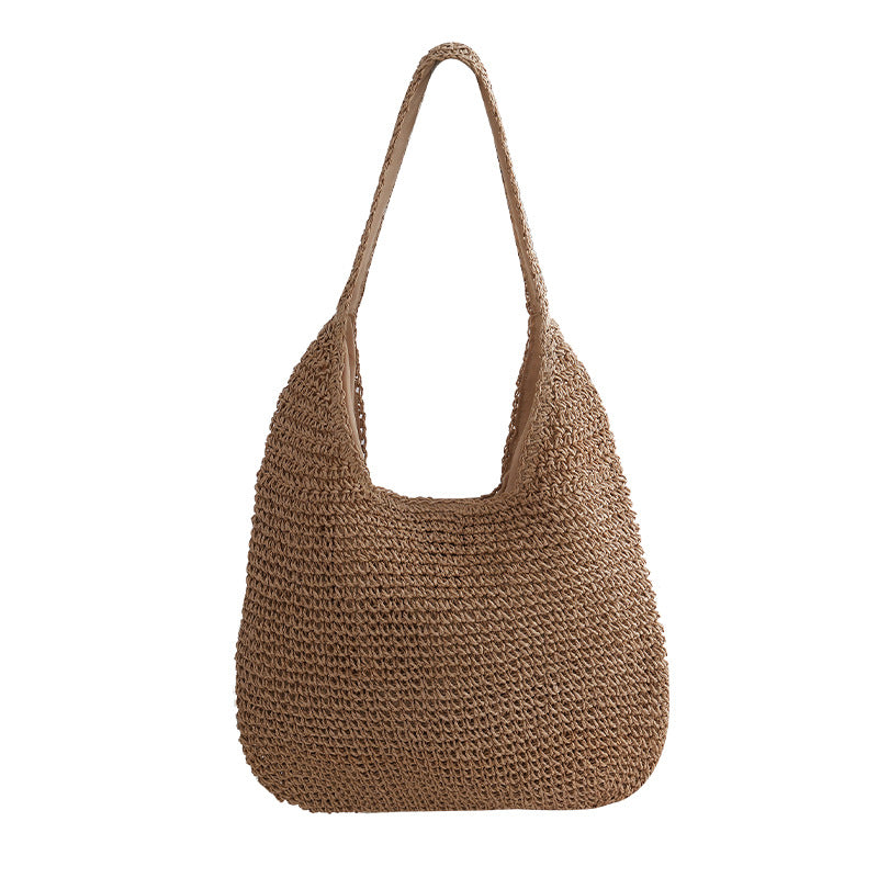 Håndlaget shopper-veske i naturmaterialer Skanto