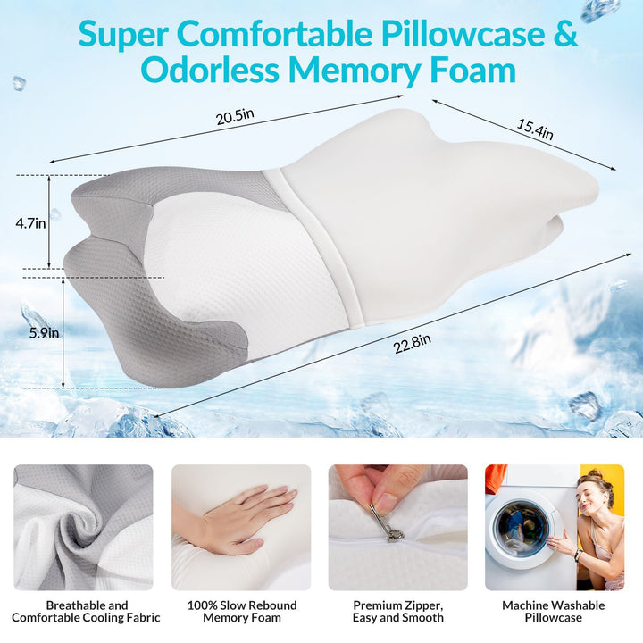 Ergonomisk komfort hodepute Skanto