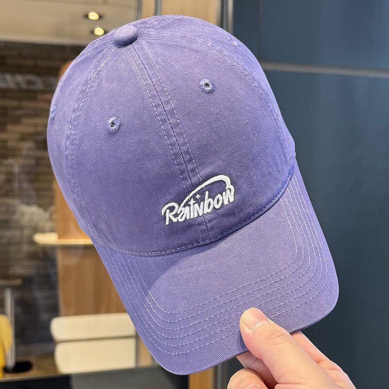 Unisex Bordet Bomull Baseball Cap Skanto
