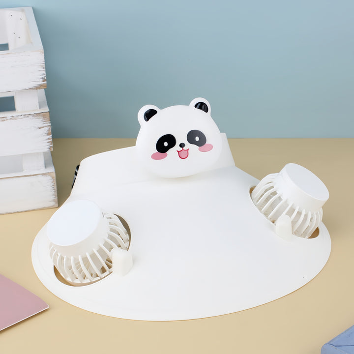 Damer Bærbar Håndvifte med dyreaktig Panda-design Skanto