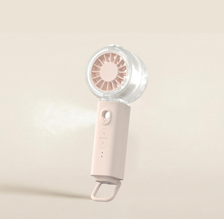 Kjølevifte portabel oppladbar håndholdt sprayvifte med sammenleggbart håndtak og justerbar flerventil kontroll Skanto