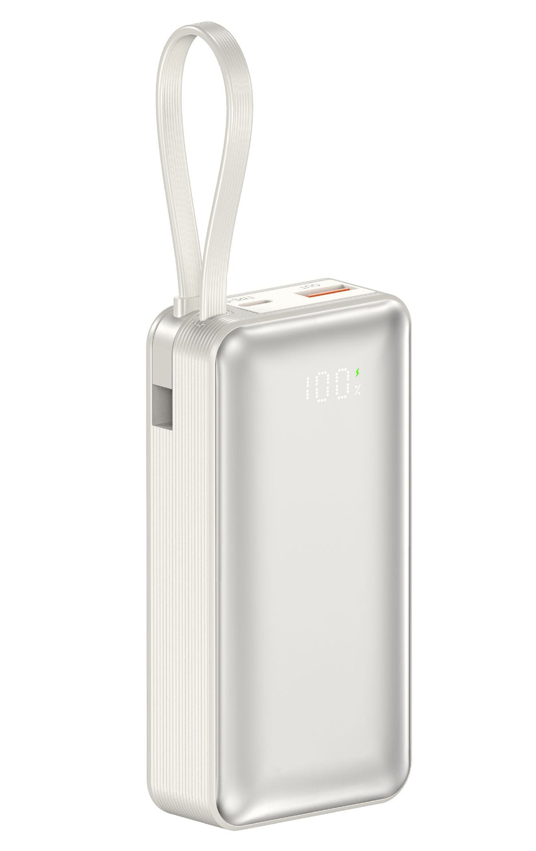 Høyytelses powerbank med digital energivisning og hurtigladingsfunksjon Skanto