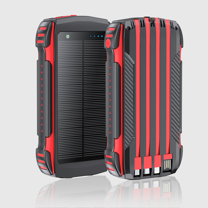 Solar Powerbank med Høy Kapasitet Fra Skanto