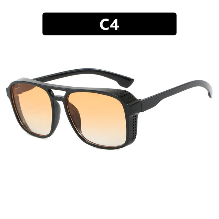 Dame moteriktig solbrille i trendy skilpaddemønster Skanto