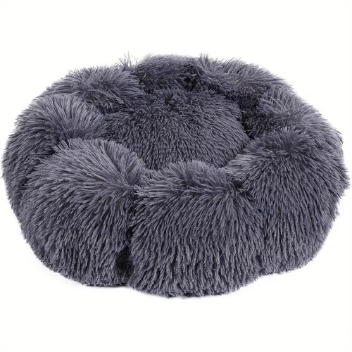 Plush Rundt Pels Hundeseng
