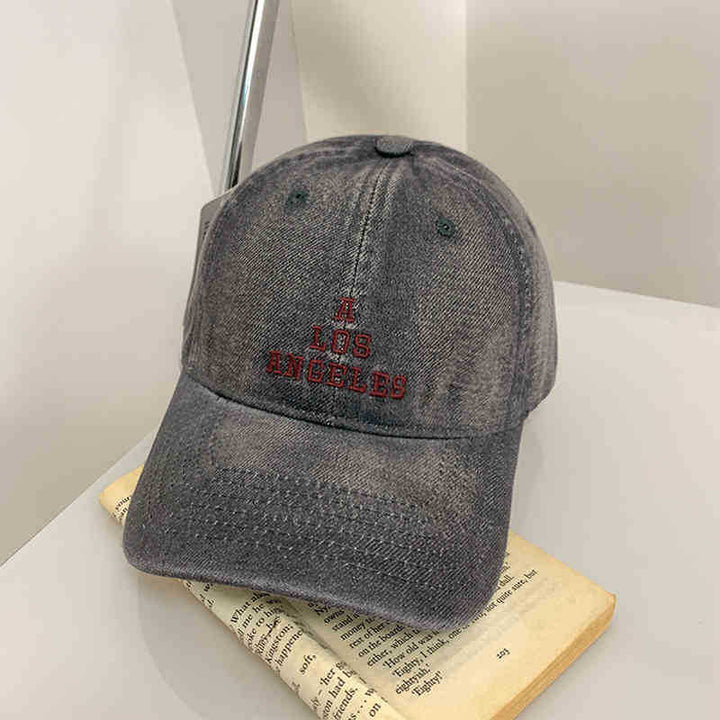 Kvinnenes Vintage Denim Baseball Caps Skanto