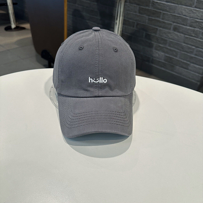Unisex Casual Cotton Baseball Cap with Embrodert Meldingen Skanto