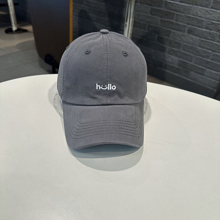 Unisex Casual Cotton Baseball Cap with Embrodert Meldingen Skanto